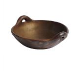 Bowl with handles Hazel L - Brown/Black